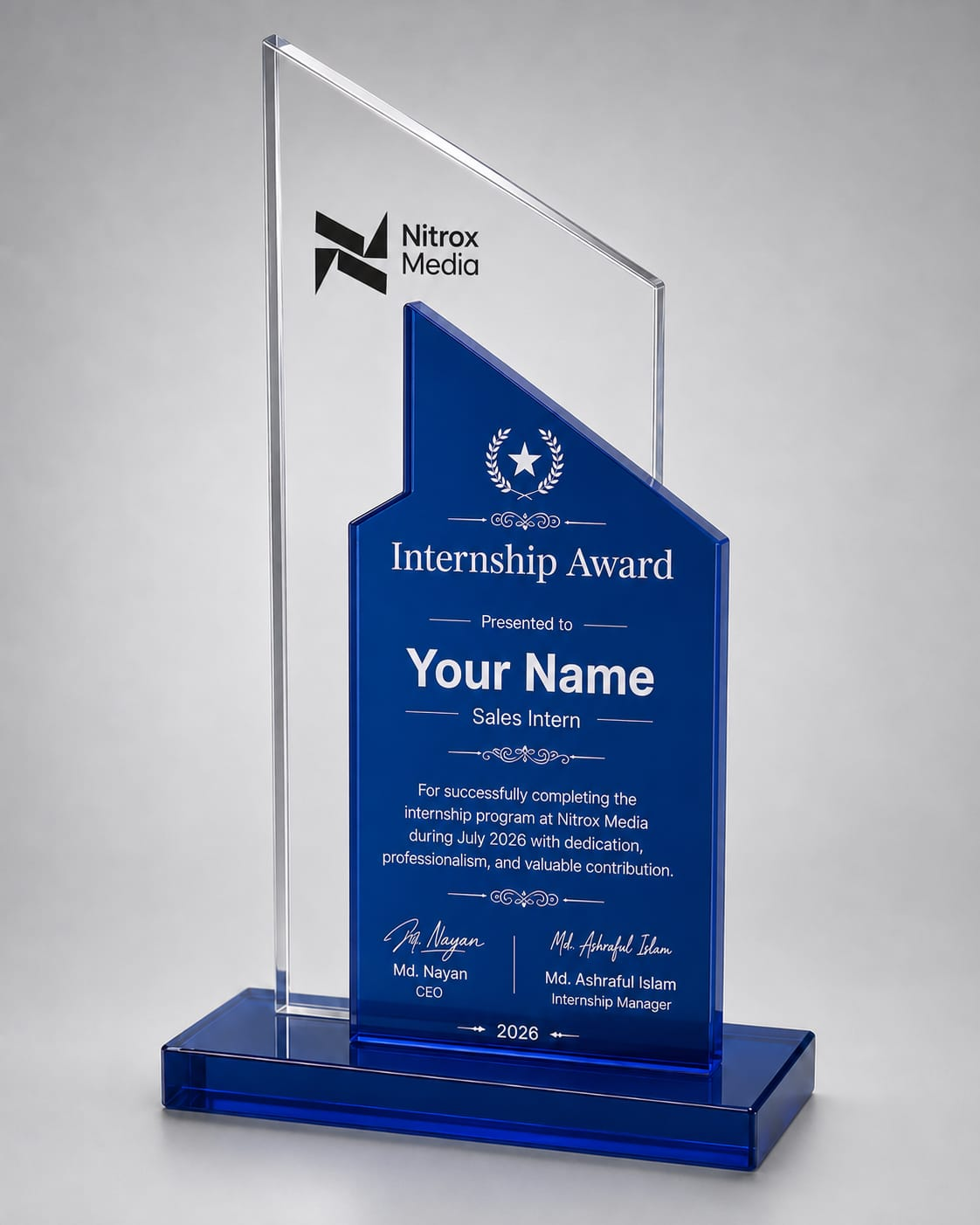 Crest / Recognition Award